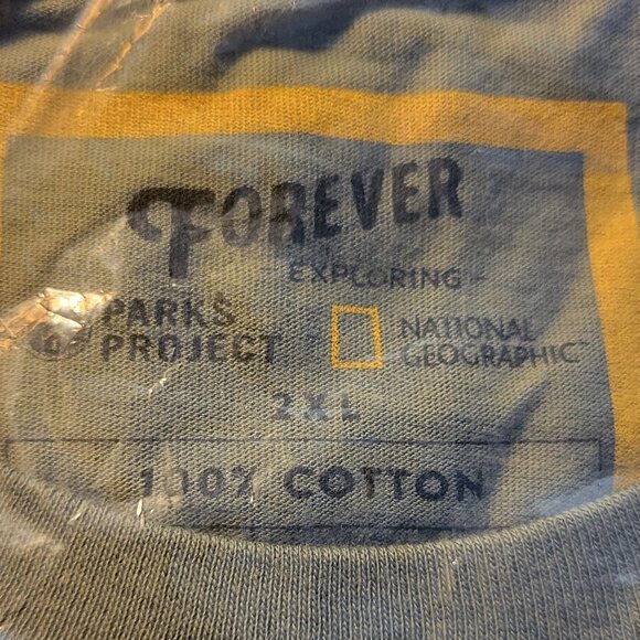 Parks Project Naturalional Geographic X Parks Project Legacy Tee XXL Olive - Picture 5 of 6